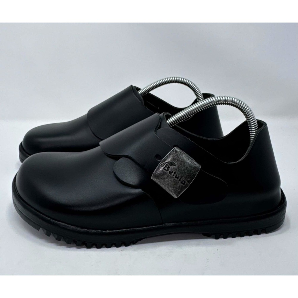 VTG Birkenstock Betula Charleston Black Leather Buckle Shoes EU 40 Womens 9 Birk